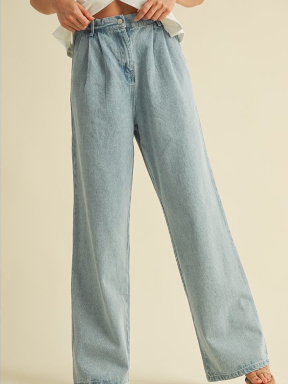 🆕🤍WIDE LEG DENIM JEAN